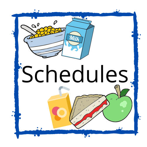 breakfast and lunch schedule icon