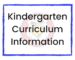 kindergarten curriculum information